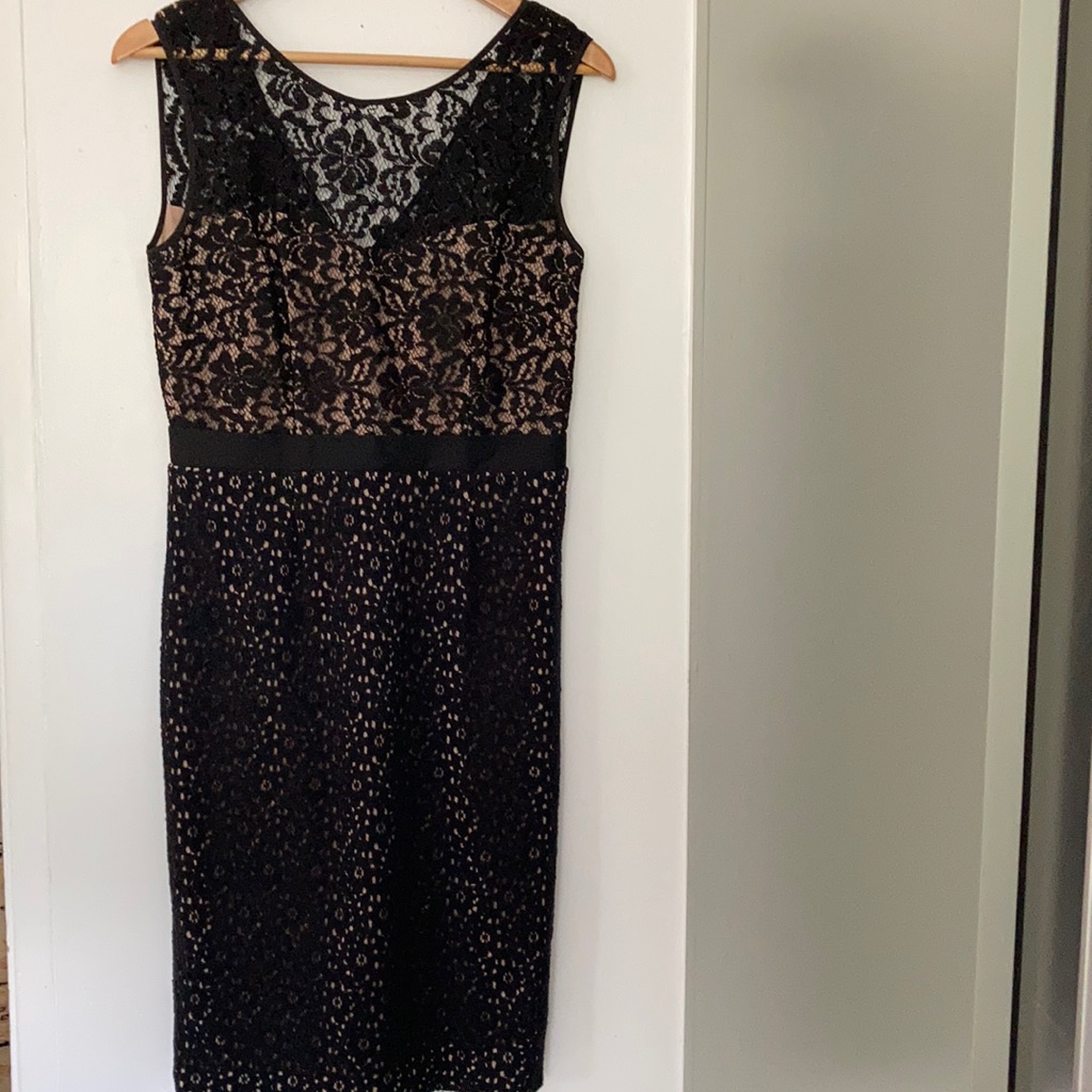 Bcbg Sleeveless Lace Dress